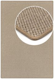 Bild von In- & Outdoor Teppich Cordoba natur gekettelt