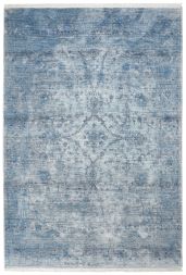 Vintage Teppich Laos 454 Blue