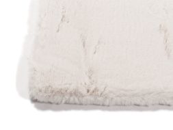 Flauschiger Teppich Louisa Creme