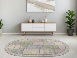 Alternatives Bild von Vintage Teppich Pablo Pastell Oval