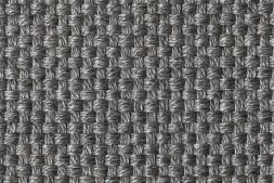 Sisal Teppich Cuadro grau Baumwollbordre safran