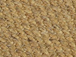 Sisal Teppich Macao Baumwollbordre dunkeloliv