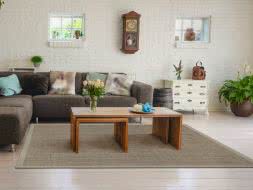 Sisal Teppich Mio graumix Baumwollbordre helloliv