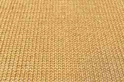 Sisal Teppich Mio natur Baumwollbordüre cremeweiß