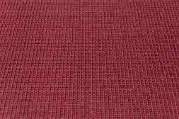 Sisal Teppich Mio rot Baumwollbordre jeansblau
