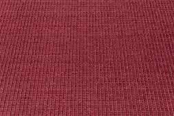 Sisal Teppich Mio rot Baumwollbordre jeansblau