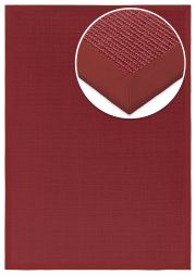 Sisal Teppich Mio rot