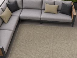 In- & Outdoor Teppich Taffino Pagani camel gekettelt