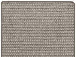 In- & Outdoor Teppich Taffino Panama Split hellgrau gekettelt