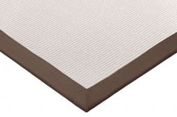 Outdoor Teppich Taffino Rips silber Bordre oxid-taupe