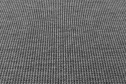 Outdoor Teppich Taffino Rips steingrau Bordre rot