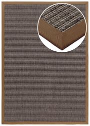 Outdoor Teppich Taffino Tweed graubraun Bordre sandstein