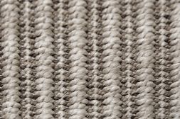 Outdoor Teppich Taffino Tweed grau Bordre dunkelbraun