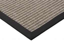 Outdoor Teppich Taffino Tweed grau Bordre dunkelgrau