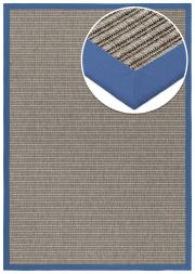 Outdoor Teppich Taffino Tweed grau Bordre denim-blau