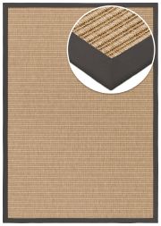 Bild von Outdoor Teppich Taffino Tweed natur Bordre quarzgrau