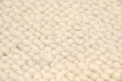 Wollteppich W�lkchen creme Bord�re kitt